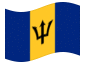 Animierte Flagge Barbados