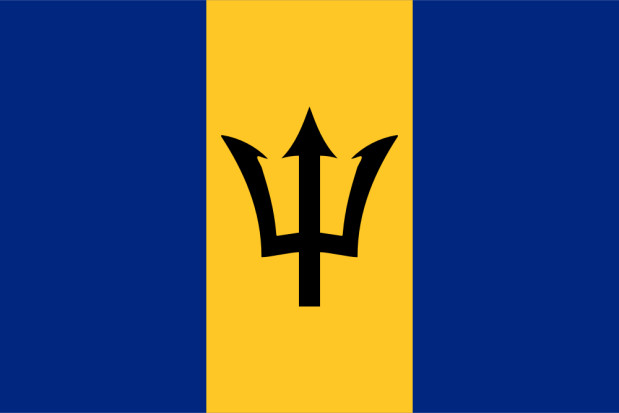 Flagge Barbados, Fahne Barbados