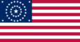 Flaggengrafiken USA 38 Sterne (1877 - 1890)