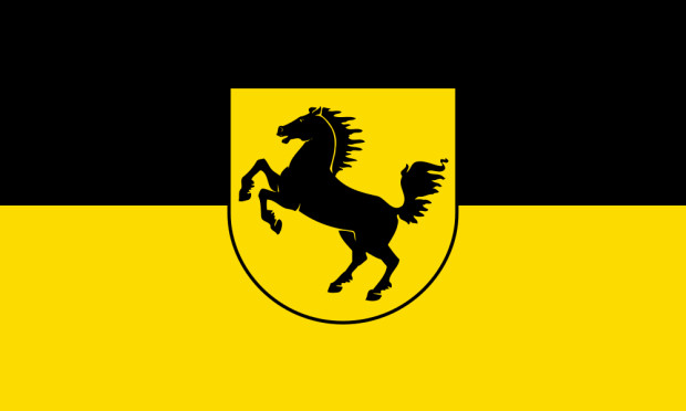 Flagge Stuttgart, Fahne Stuttgart