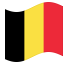 Animierte Flagge Belgien
