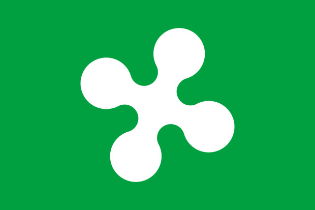 Flagge Lombardei, Fahne Lombardei