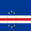 Kap Verde-Flagge quadratisch