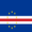 Kap Verde-Flagge quadratisch