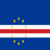 Kap Verde-Flagge quadratisch