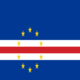 Kap Verde-Flagge quadratisch