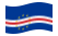 Kap Verde-Flagge wehend