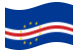 Kap Verde-Flagge wehend