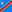 Demokratische Republik Kongo-Flagge quadratisch