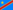 Demokratische Republik Kongo-Flagge rechteckig