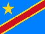 Demokratische Republik Kongo-Flagge rechteckig