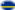 Curaçao-Flagge als ovale Vignette