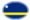 Curaçao-Flagge als ovale Vignette