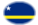 Curaçao-Flagge als ovale Vignette