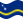 Wehende Curaçao-Flagge statisch