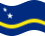 Wehende Curaçao-Flagge statisch
