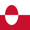 Grönland-Flagge quadratisch