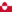 Grönland-Flagge quadratisch