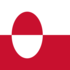 Grönland-Flagge quadratisch