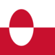 Grönland-Flagge quadratisch