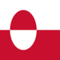 Grönland-Flagge quadratisch