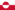 Grönland-Flagge rechteckig