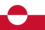 Grönland-Flagge rechteckig
