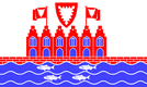 Heiligenhafen-Flagge rechteckig