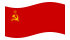 Sowjetunion-Flagge wehend