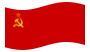 Sowjetunion-Flagge wehend
