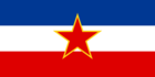 Jugoslawien-Flagge rechteckig