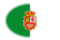 Fuerteventura-Flagge als ovale Vignette