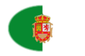 Fuerteventura-Flagge als ovale Vignette