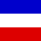 Schleswig-Holstein (Preußische Provinz)-Flagge quadratisch