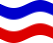 Wehende Schleswig-Holstein (Preußische Provinz)-Flagge statisch