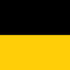 Sachsen (Preußische Provinz)-Flagge quadratisch