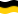 Wehende Sachsen (Preußische Provinz)-Flagge statisch