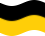 Wehende Sachsen (Preußische Provinz)-Flagge statisch