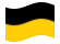 Sachsen (Preußische Provinz)-Flagge wehend