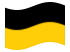 Sachsen (Preußische Provinz)-Flagge wehend