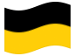 Animierte Flagge Sachsen (Preußische Provinz)