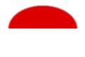 Brandenburg (Preußische Provinz)-Flagge als ovale Vignette