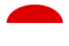Brandenburg (Preußische Provinz)-Flagge als ovale Vignette