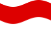Wehende Brandenburg (Preußische Provinz)-Flagge statisch